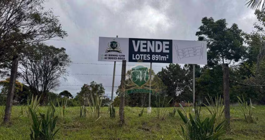Terreno à venda, 891 m² por r$ 499.000 - jardim boa vista - pinhais/pr