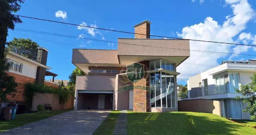 Casa com 5 dormitórios à venda, 526 m² por r$ 4.500.000 - loteamento alphaville graciosa - pinhais/pr