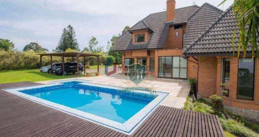 Chácara com 4 dormitórios à venda, 7 m² por r$ 3.500.000 - jardim boa vista - pinhais/pr