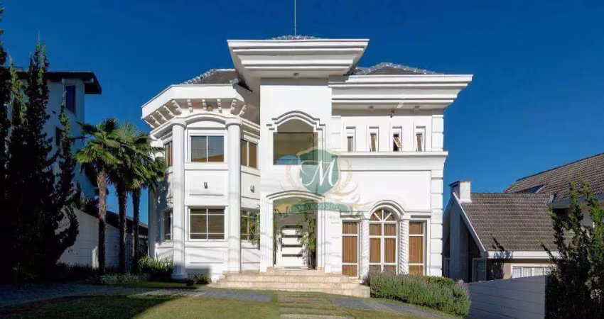 Casa com 5 dormitórios à venda por r$ 7.300.000 - loteamento alphaville graciosa - pinhais/pr