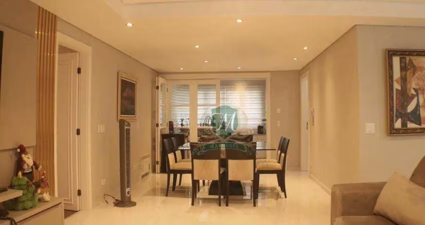 Apartamento com 4 dormitórios à venda, 212 m² por r$ 2.200.000,00 - cabral - curitiba/pr