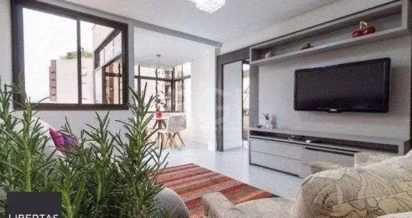 Cobertura/apartamento no higienópolis de 1 dormitório e 2 vagas desocupada