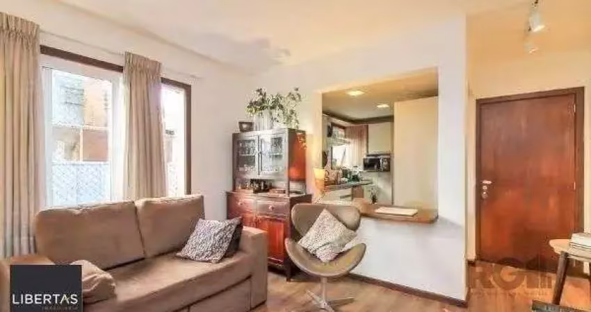 Apartamento no bairro auxiliadora de 1 dormitório e 2 vagas