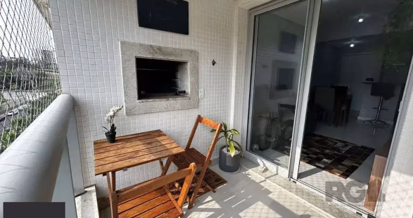 Apartamento, 1 dormitório, sacada com churrasqueira, vaga de garagem, bairro petrópolis, porto alegre/rs
