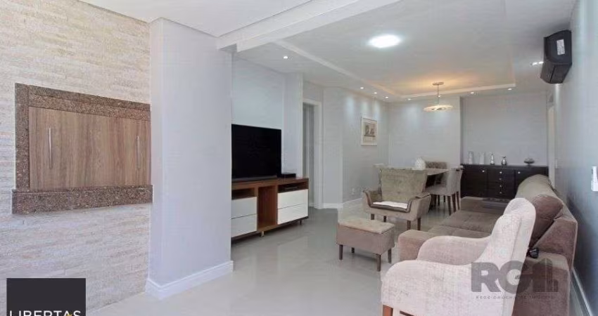 Excelente apartamento de 109,37m² com 3 dormitórios e 1 vaga de garagem.