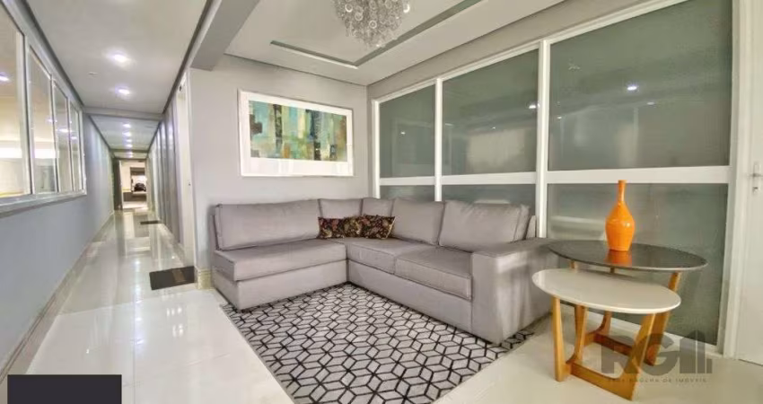 Excelente apartamento 1 dormitório com suíte , lavabo e vaga coberta