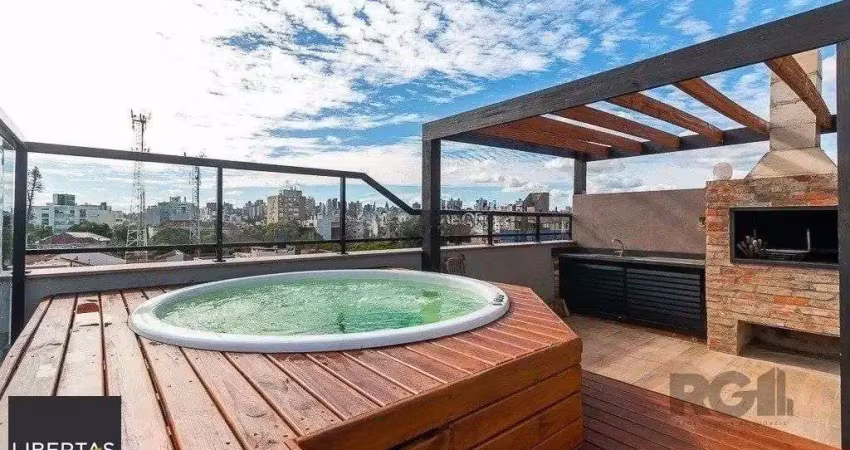 Cobertura com 4 quartos e 197m² à venda em petrópolis, porto alegre.