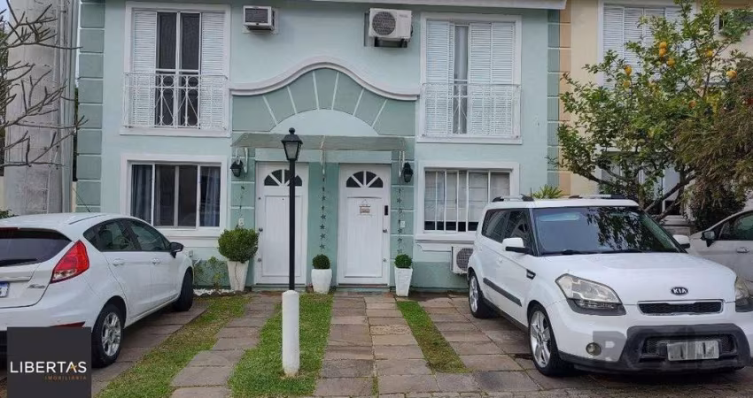 Sobrado em condomínio, 2 quartos, suite americana, churrasqueira, 1 vaga - Bairro Cavalhada