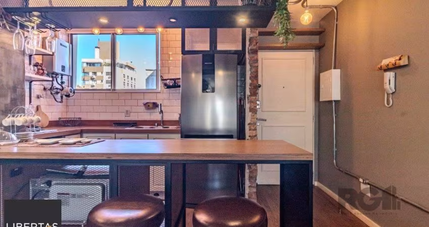 Studio mobiliado para comprar,  1 vaga, no bairro Rio Branco.