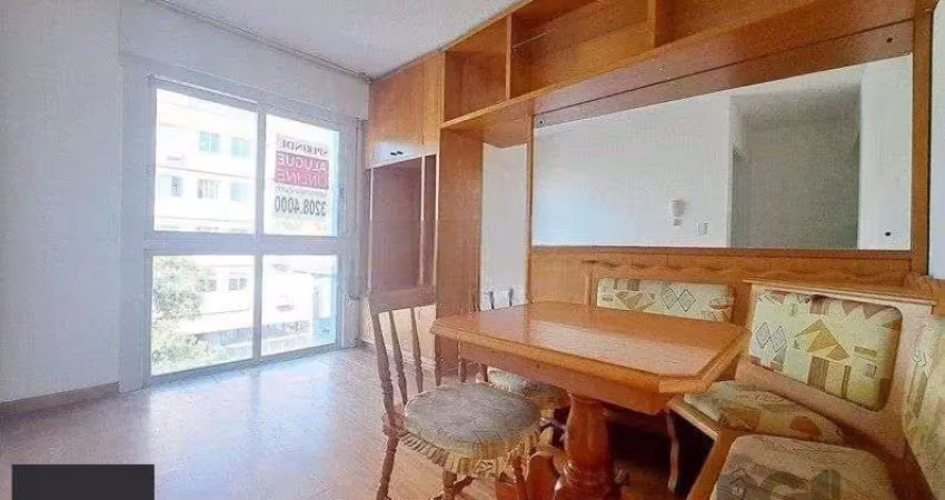 Excelente apartamento jk, tranformado em 01 dormitorio,
