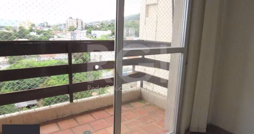 Apartamento 1 quarto com sacada e garagem!