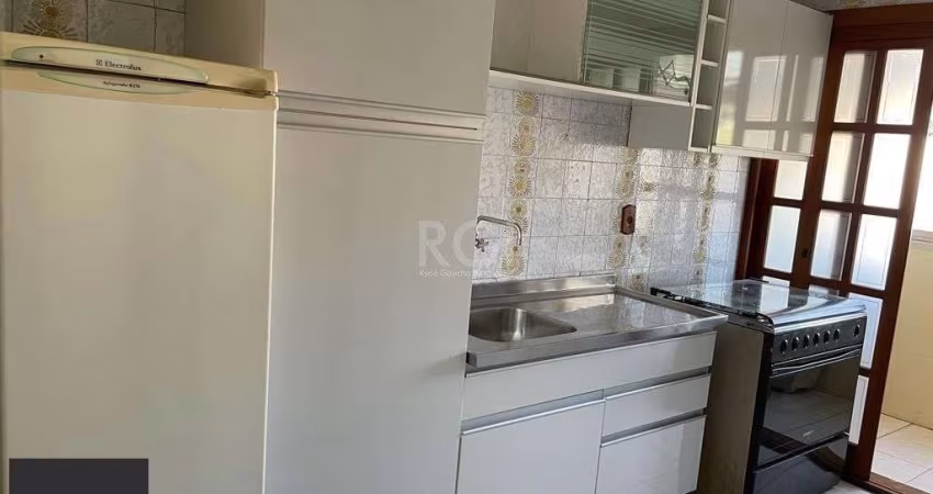 Apartamento de 1 dormitório mobiliado, sala, cozinha mobiliada