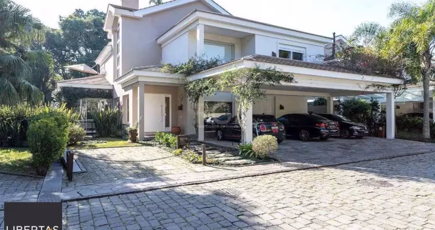Casa condominio para venda - 588.62m², 4 dormitórios, sendo 4 suites, 5 vagas - pedra redonda