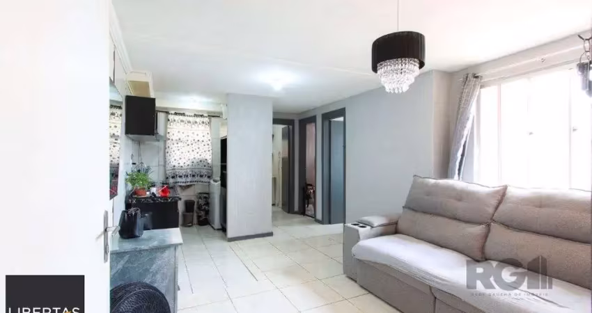 Apartamento de 2 dormitórios com vaga rotativa no bairro vila nova porto alegre