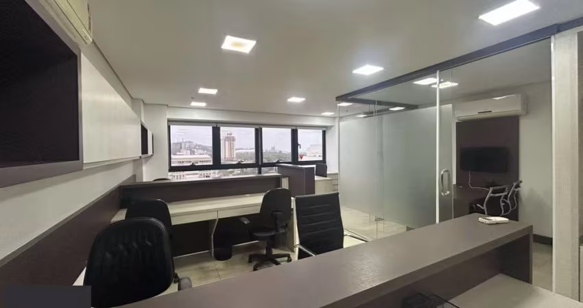 VENDA- Sala comercial mobiliada no Walk Offices, 63m2 com vaga - Praia de Belas