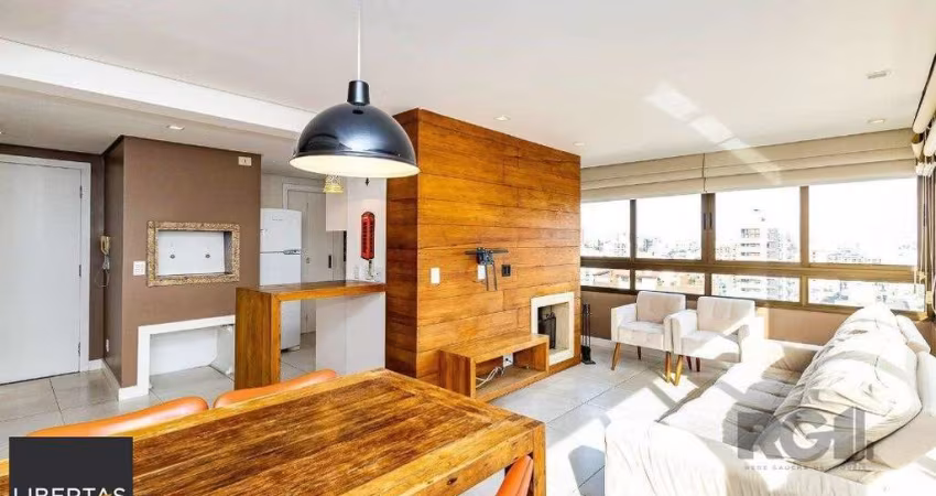 Vende-se apartamento mobiliado, 2 quartos, 1 suíte, 2 vagas - Petrópolis