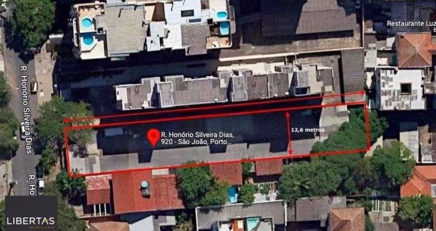 Terreno de 995,40m² no Bairro São João