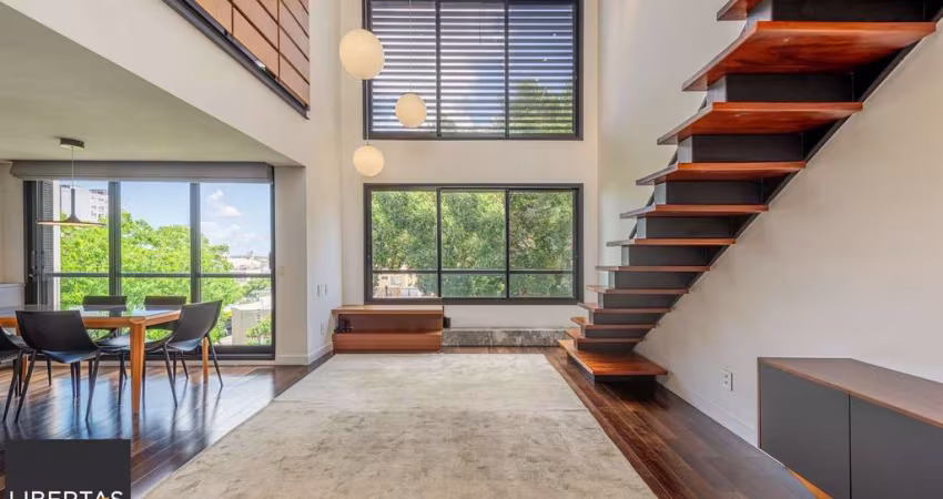 Cobertura com 115m² e 2 dormitórios, 2 suítes, 1 vaga