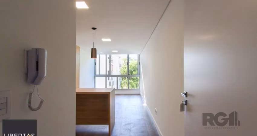 Apartamento em Porto Alegre no Bairro Petrópolis, de 1 quarto, semi mobiliado.