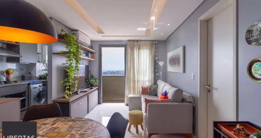 Apartamento de 1 dormitório mobiliado no pornto mais alto do petrópolis,