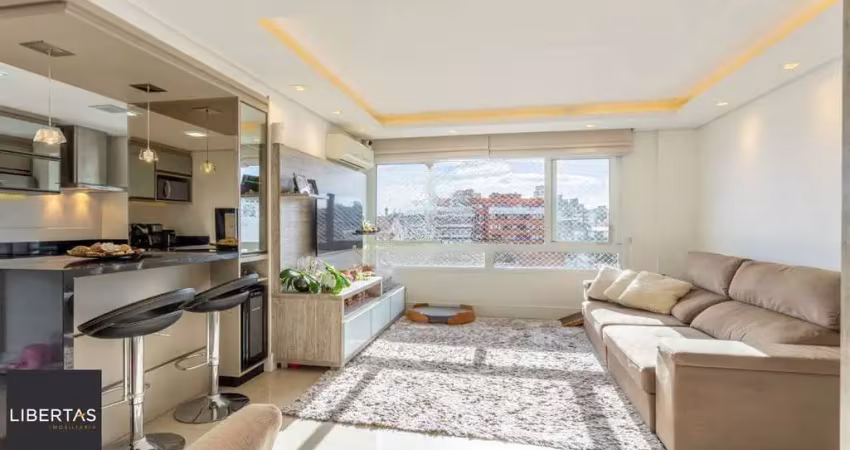 Apartamento semi mobiliado com 2 quartos de bairro petrópolis