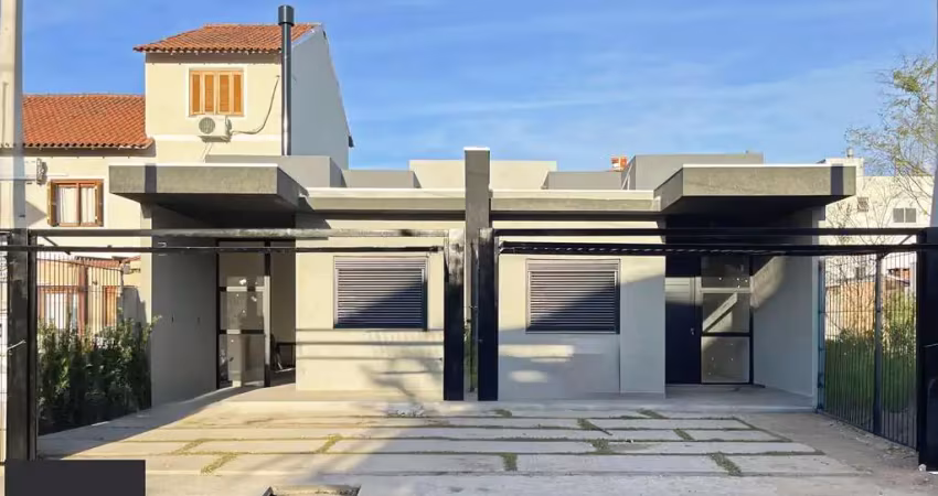 Casa nova ! térrea com 2 dormitórios sendo 1 suíte no residencial hípica boulevard, zona sul de porto alegre !