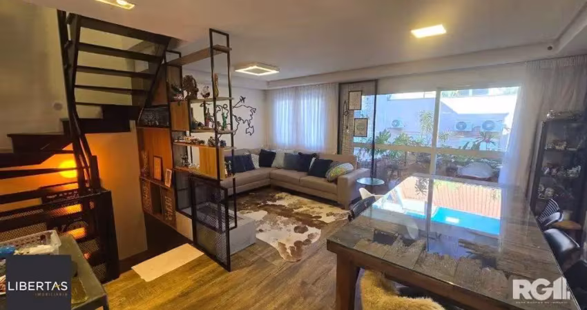Casa em condomínio, com 3 dormitórios, sendo 1 suíte, 2 vagas, no bairro pedra redonda, em porto alegre, rs