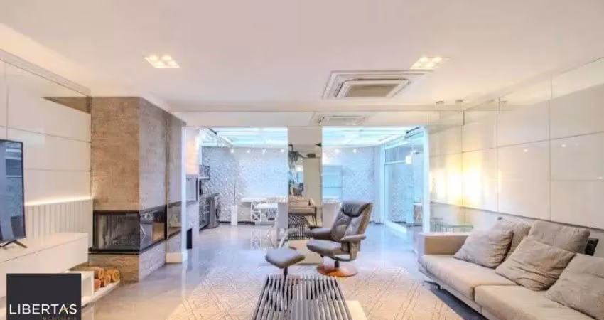 Casa em condomínio mobiliada para venda no bairro jardim carvalho, com 186m², 4 suítes e 2 vagas