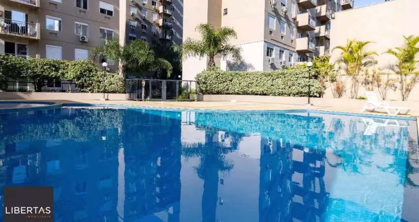 Apartamento com 03 quartos e 01 vaga escriturada no bairro camaquã