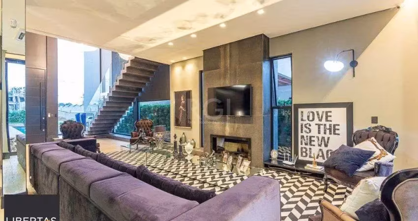 Casa condominio para venda - 350m², 4 dormitórios, sendo 4 suites, 4 vagas