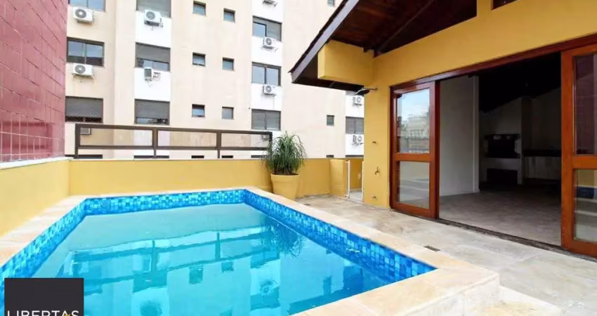 Vende-se cobertura com 3 dormitórios, piscina, 245m² e 2 vagas - mont serrat