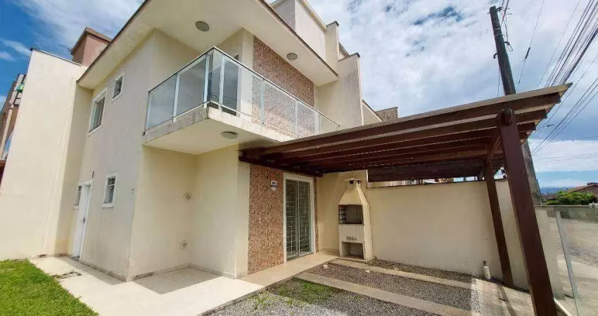 Casa com 2 dormitórios para alugar, 69 m² por r$ 2.300 + taxas /mês - comasa - joinville/sc