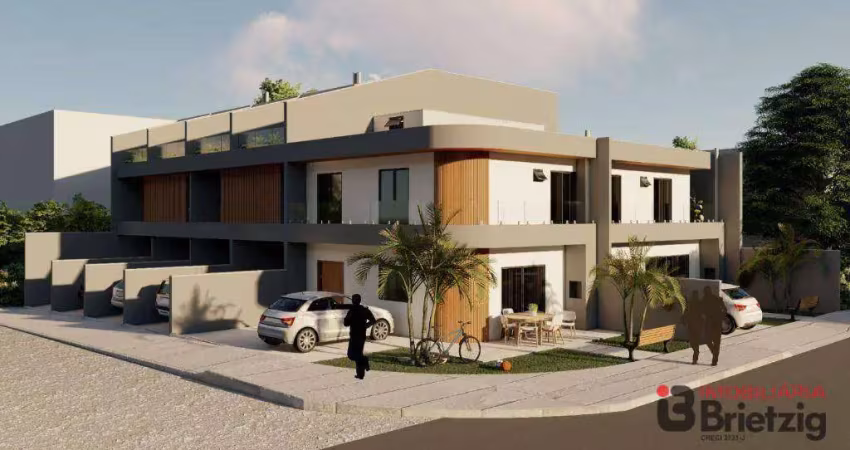 Casa com 3 dormitórios à venda, 107 m² por r$ 690.000,00 - bom retiro - joinville/sc
