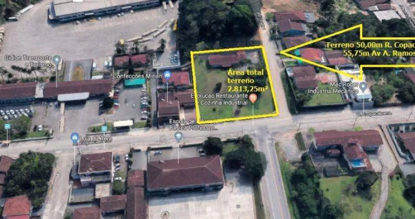 Área à venda, 2813 m² por R$ 2.430.000,00 - Floresta - Joinville/SC