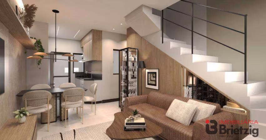 Casa com 3 dormitórios à venda, 78 m² por R$ 498.000,00 - Bom Retiro - Joinville/SC