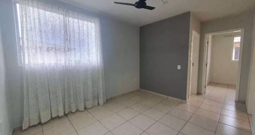 Apartamento com 2 dormitórios para alugar, 46 m² por r$ 1.600 + taxas/mês - jardim iririú - joinville/sc