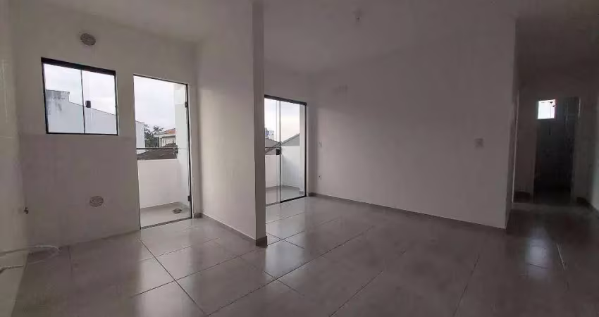 Apartamento com 2 dormitórios para alugar, 55 m² por r$ 1.650 + taxas/mês - comasa - joinville/sc