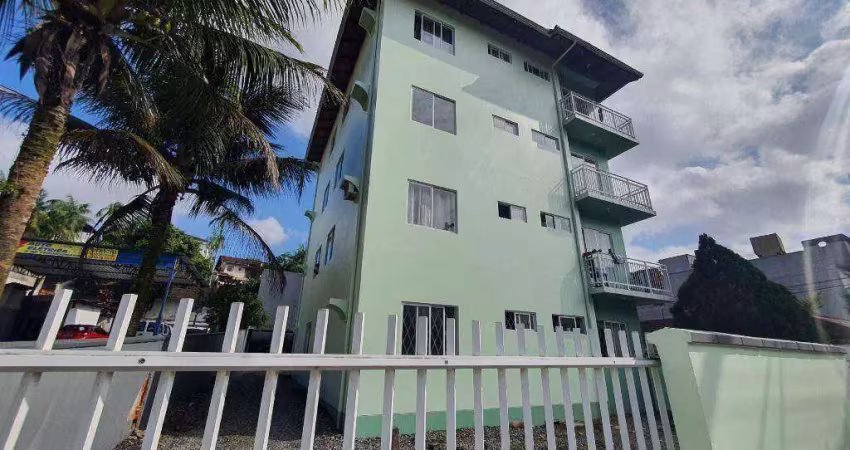 Apartamento com 2 dormitórios para alugar, 50 m² por r$ 1.500+taxas/mês - santo antônio - joinville/sc