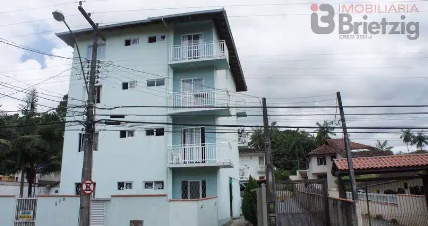 Apartamento com 2 dormitórios para alugar, 50 m² - santo antônio - joinville/sc