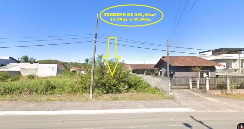 Terreno à venda, 360 m² por r$ 370.000,00 - nova brasília - joinville/sc