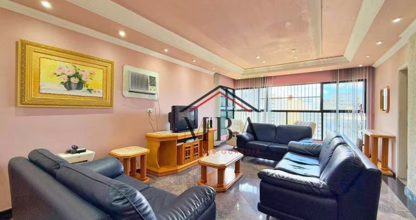 LOCAÇÃO ANUAL - Apartamento com 3 dormitórios para alugar, 140 m² por R$ 5.000/mês - Praia das Pitangueiras - Guarujá/SP
