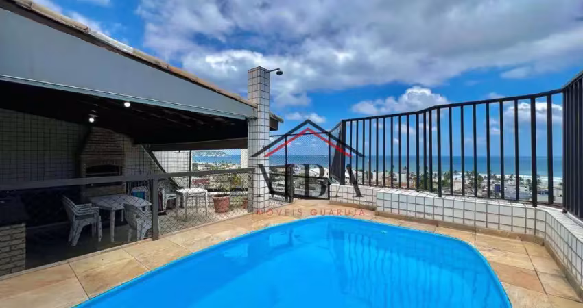 LOCAÇÃO ANUAL - Cobertura com 3 dormitórios para alugar, 178 m² por R$ 6.000/mês - Praia da Enseada - Guarujá/SP