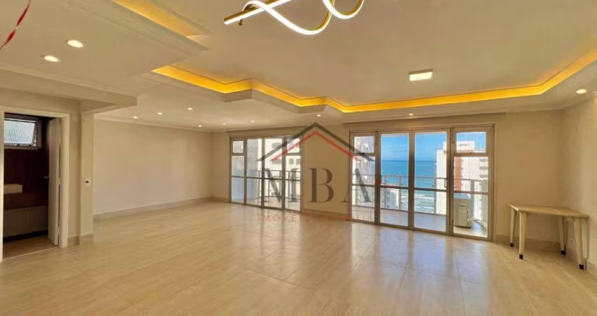 Apartamento REFORMADO com 4 dormitórios para alugar, 180 m² por R$ 7.500/mês - Praia das Pitangueiras - Guarujá/SP