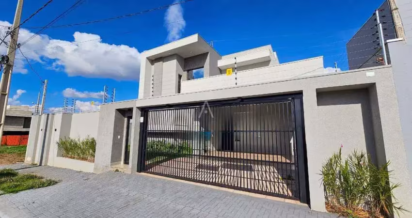 Sobrado de alto padrão à venda, com 3 suítes e 1 quarto, localizado no bairro recanto tropical iii, em cascavel - pr., por r$ 1.750.000,00