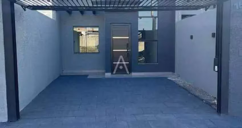 Casa à venda com 1 suíte, 2 quartos e churrasqueira, localizada no alto do florais, em cascavel - pr., por r$ 380.000,00