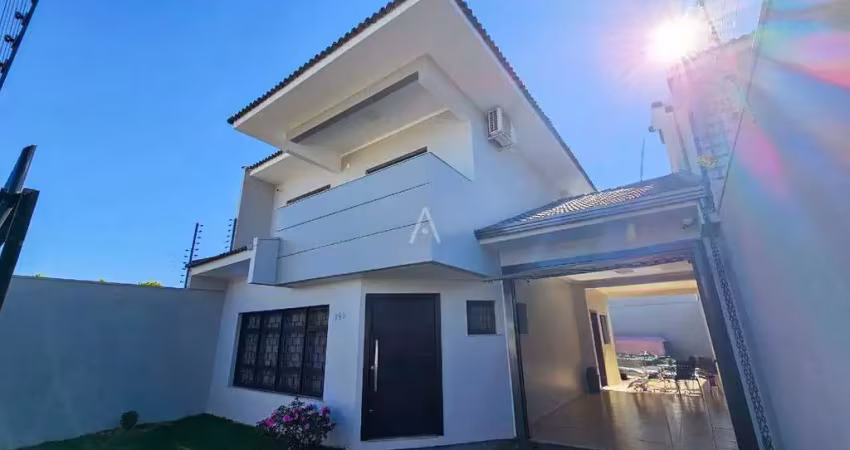 Sobrado 4 quartos sendo 1 suíte master à venda no bairro canada em cascavel por r$ 1.080.000,00