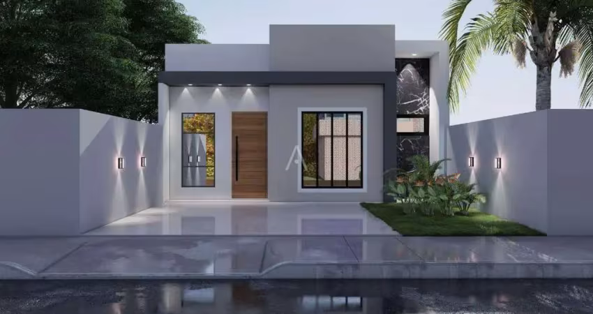 Casa residencial à venda com 1 suíte e 2 quartos localizada no bairro positano em cascavel por r$ 450.000,00