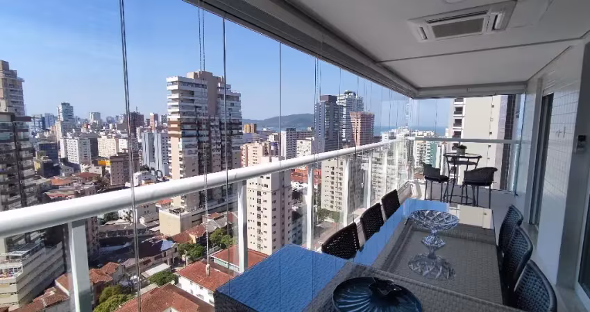Apartamento mobiliado no gonzaga – lazer completo e segurança total