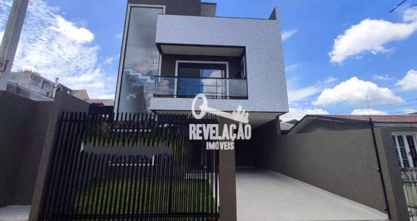 Sobrado com 3 dormitórios à venda, 151 m² por R$ 879.000,00 - Xaxim - Curitiba/PR