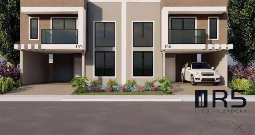 Sobrado com 3 dormitórios à venda, 140 m² por r$ 690.000,00 - costeira - são josé dos pinhais/pr